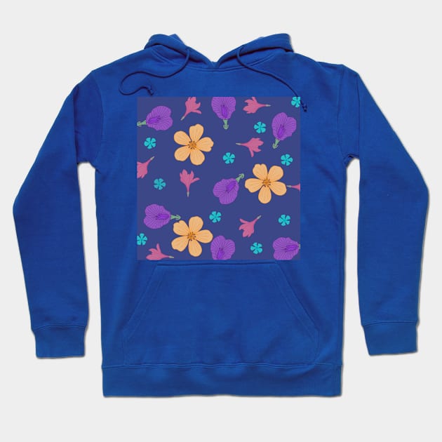 Floral pattern Hoodie by VizirArt